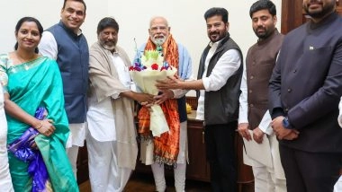 India News | Telangana CM Invites PM Modi to Telangana Rising 2047 Global Summit at Future City on December 8 and 9