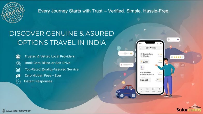 Business News | SafarCabby: The New Go-To Platform Making Travel Planning in India Simple, Transparent, and Trustworthy