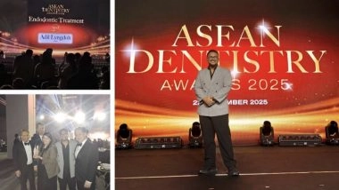 Business News | Guwahati Dentist Makes History with Double Win at ASEAN Dentistry Awards 2025