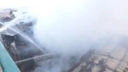 India News | J-K: Massive Fire Breaks out in Srinagar's Nowpora, Engulfs 4-5 Houses in Congested Neighbourhood