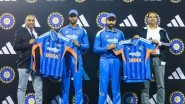 Sports News | India's Jersey for ICC Men's T20 World Cup 2026 Unveiled During IND-SA ODI at Raipur