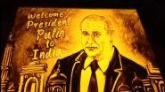 India News | Odisha Artist Manas Kumar Sahoo Welcomes President Putin to India with Sand Animation