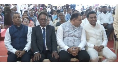 India News |  Goa CM Pramod Sawant Attends Feast Mass of St. Francis Xavier