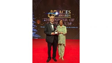 Business News | Dr. Shardul S. Shroff Honoured with ACES 2025 Lifetime Achievement Award for Exemplary Leadership and Impact Across Asia