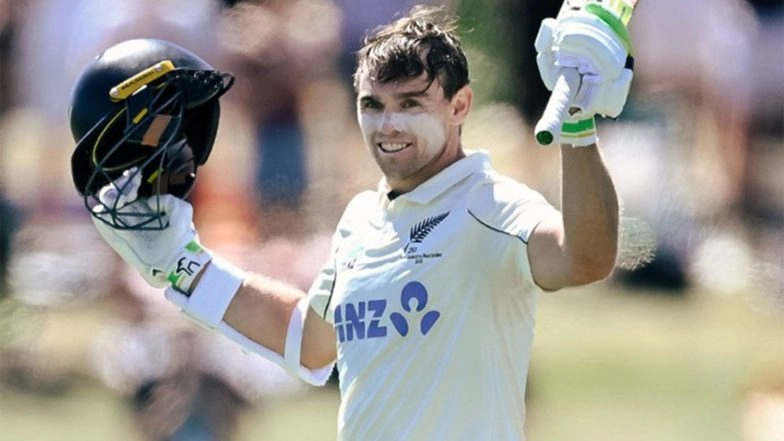 Sports News | Ravindra, Latham Tons Put New Zealand Firmly in Driver's Seat Against West Indies