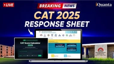 Business News | CAT Response Sheet 2025 Live Update: Calculate Your CAT Score & Percentile Instantly