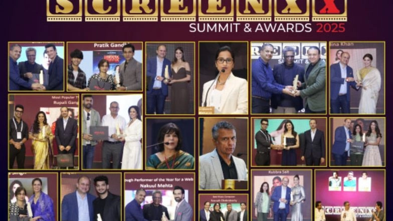 Business News | SCREENXX Summit & Awards 2025: Bold Ideas, Human X Thinking, Storytelling Redefined