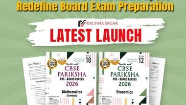 Business News | CBSE Pariksha Pre-Board Papers Redefine Board Exam Preparation -- Rachna Sagar's Latest Launch