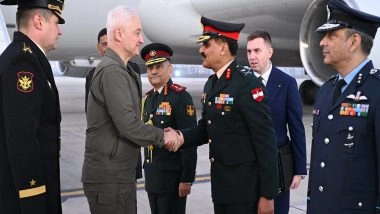 World News | MoS Sanjay Seth Receives Russian Defence Minister Andrei Belousov in New Delhi