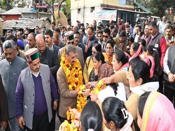 India News | Himachal Pradesh CM Sukhu Inaugurates Multipurpose Indoor Stadium at Kaliyara in Shahpur