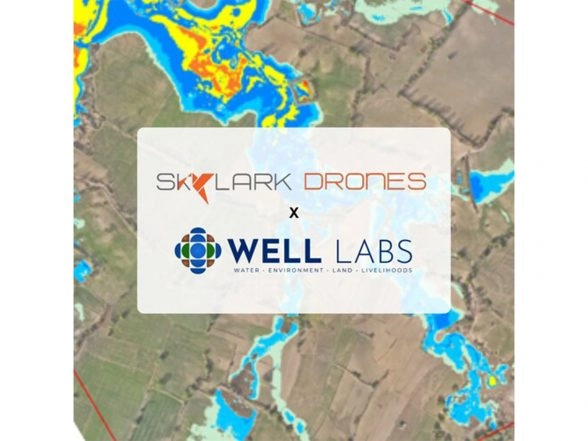 Business News | Skylark Drones and WELL Labs Sign MoU to Accelerate Data-driven Water-resource Intelligence in India