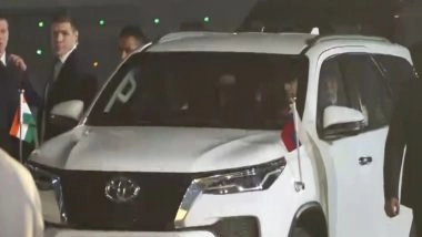 World News | PM Modi, Putin Travel in Same Car After Russian President's Arrival at Palam Airport