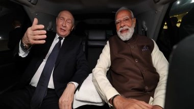 World News | PM Modi Welcomes Putin, Shares Glimpses of Car Ride to PM's Lok Kalyan Marg Residence