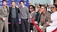Entertainment News | Jonas Brothers Honoured at Hand, Footprint Ceremony; Priyanka Chopra Shows Support for Husband Nick Jonas