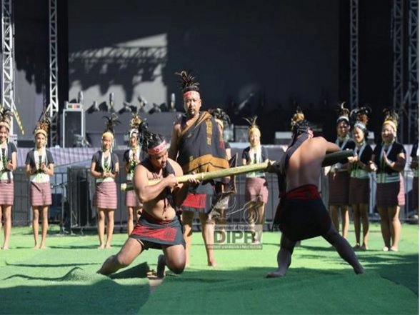India News | Fourth Day of Hornbill Festival Showcases Vibrant Array of Traditional Performances from Various Naga Tribes
