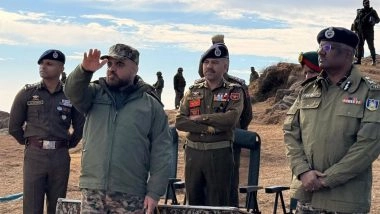 India News | J&K: DGP Prabhat Reviews Security Situation in Udhampur; Holds Joint Meeting with All Forces at Jophher