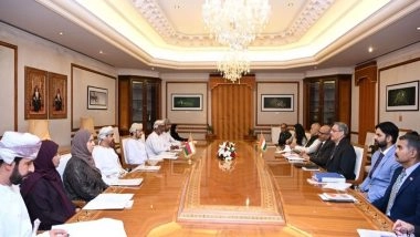 World News | India, Oman Hold 14th Strategic Consultative Group Meeting