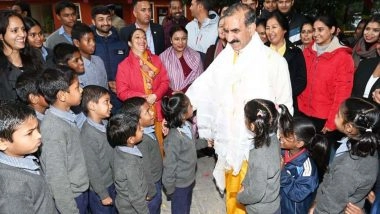 India News | Himachal CM Sukhu Interacts with Students of Tong-Len School in Dharamshala