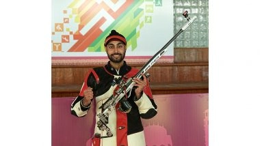 Sports News | LPU's Sartaj Tiwana Puts Behind Mental Exhaustion, Father's Health Concerns to Retain 50m Rifle 3P Gold