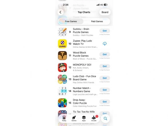 Business News | Zupee Breaks into Apple's Top 10 Free Board Games Worldwide with Category-leading 4.5 Rating