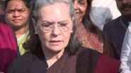 India News | Revision Petition Filed Against Order Dismissing Complaint Against Sonia Gandhi; Hearing on December 9