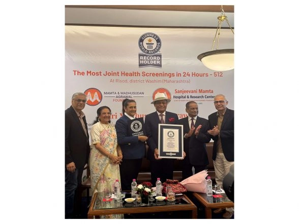 Business News | Pain-Free Maharashtra Sets GUINNESS WORLD RECORDS ™ Title for Most Joint Health Screenings in 24 Hours