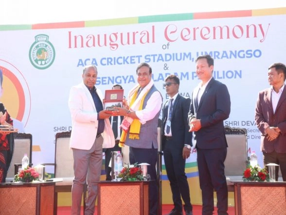 India News | Assam CM Inaugurates State-of-the-art Cricket Stadium at Umrangso