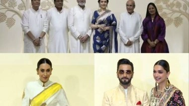 Entertainment News | Nita Ambani Honours Indian Artisans at Swadesh; Deepika, Ranveer, B-town Stars Attend Celebrations