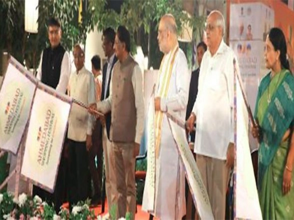 India News | Gujarat: Amit Shah, CM Bhupendra Patel Inaugurate Ahmedabad Shopping Festival