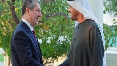 World News | UAE President Receives Prime Minister of Kurdistan Region of Iraq