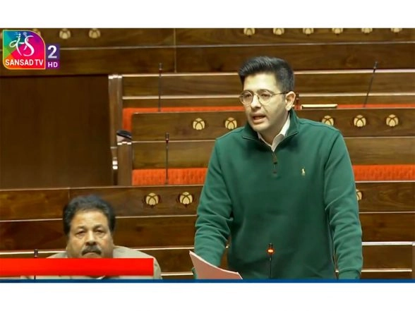 Business News | Raghav Chadha Speaks for Gig Workers in Parliament, Seeks Dignity, Protection, and Fair Pay