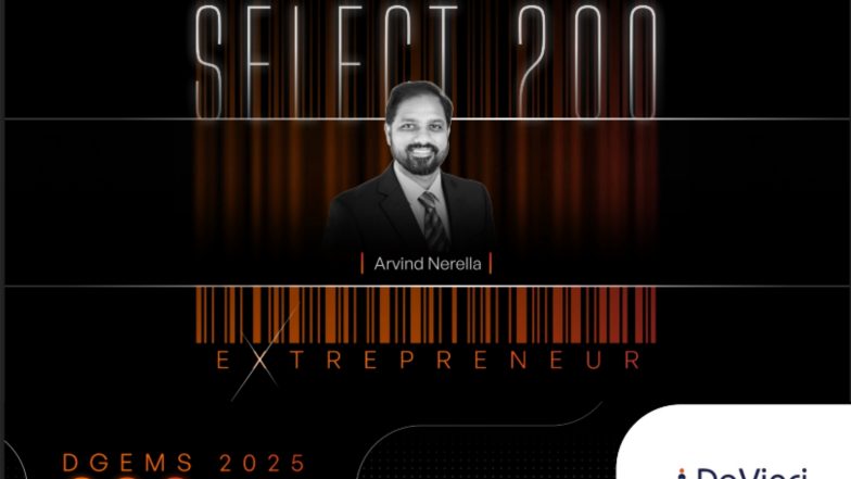 Business News | DaVinci Selected for Forbes DGEMS 2025: Enabling Scalable, AI Driven Smart Manufacturing Excellence