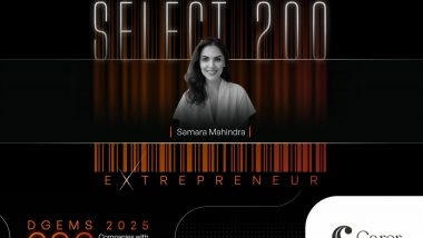 Business News | Carer Selected for Forbes DGEMS 2025: Building the World's First Global Virtual Caregiver for Cancer