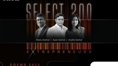 Business News | Webskitters Joins the Global Elite: Named Among Forbes DGEMS 2025 Select 200 Companies