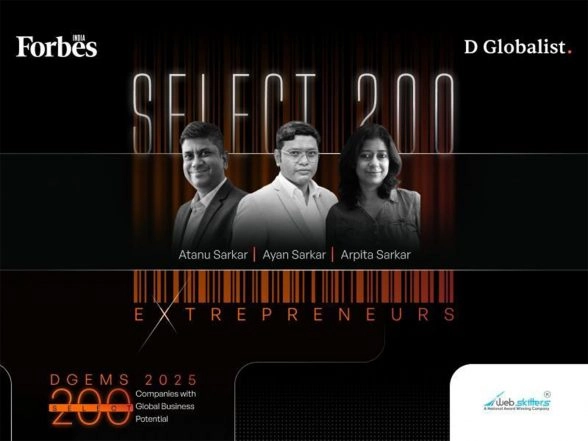 Business News | Webskitters Joins the Global Elite: Named Among Forbes DGEMS 2025 Select 200 Companies