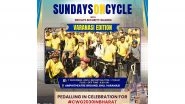Sports News | Fit India Sundays on Cycle in Varanasi to Celebrate India Hosting Commonwealth Games 2030