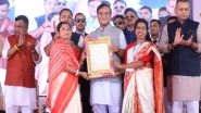India News | Assam CM Launches Seed Capital Cheque Distribution for Women of Hailakandi and Dholai