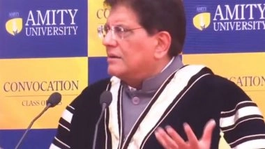 Business News | Commerce Minister Goyal Says in Next 25 Years, Youth Will Play a Crucial Role