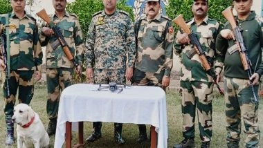 India News | BSF Knocks Down Three Drones, Seizes Heroin on Punjab Border