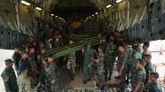 World News | India Sends Fourth C-17 to Sri Lanka with Bailey Bridge Units for Relief Operations