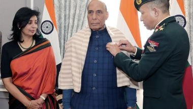 India News | Rajnath Singh Extends Greetings on Armed Forces Flag Day; Urges People to Donate to AFFD Fund