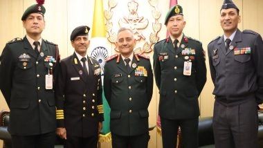 India News | CDS General Anil Chauhan Extends Greetings on Armed Forces Flag Day 2025