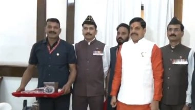 India News | Madhya Pradesh CM Mohan Yadav Contributes Rs 11,000 for Soldiers' Welfare on Armed Forces Flag Day 2025