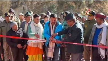 Rajnath Singh Virtually Inaugurates 5 Border Bridges in Chamoli, Bordering China