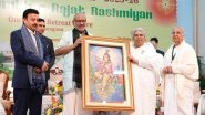India News | Gurugram: VP Radhakrishnan Launches Silver Jubilee Year of Brahma Kumaris' Om Shanti Retreat Centre
