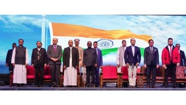 World News | WB Governor Ananda Bose Unveils New Book at Delhi's 5th Kristu Mahotsav