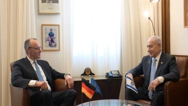 World News | German Chancellor Meets Netanyahu, Calls for Creation of Palestinian State