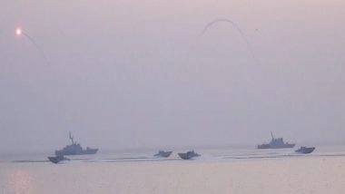 India News | Indian Navy Conducts Operational Demonstration at Porbandar as Part of Navy Week 2025