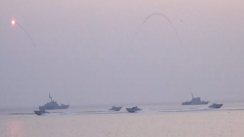 India News | Indian Navy Conducts Operational Demonstration at Porbandar as Part of Navy Week 2025
