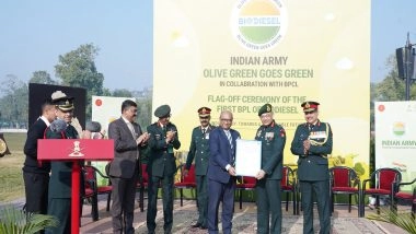 India News | Army Introduces Bio-diesel into Fuel Supply Chain, Major Step Towards Green Logistics